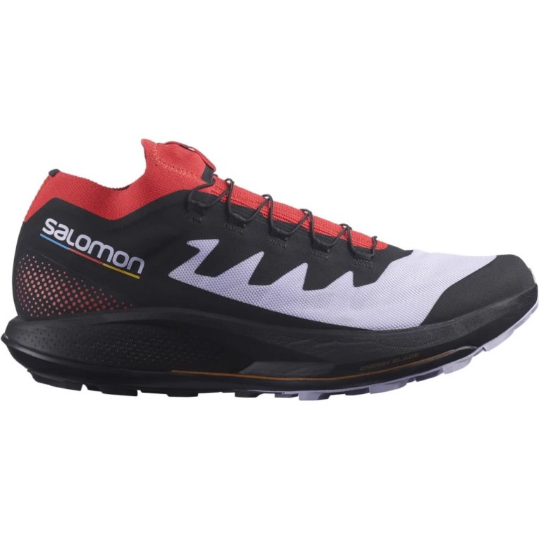 Tenis Para Trail Running Salomon Pulsar Pro Hombre Negros Rojos Lavanda | MX COER952